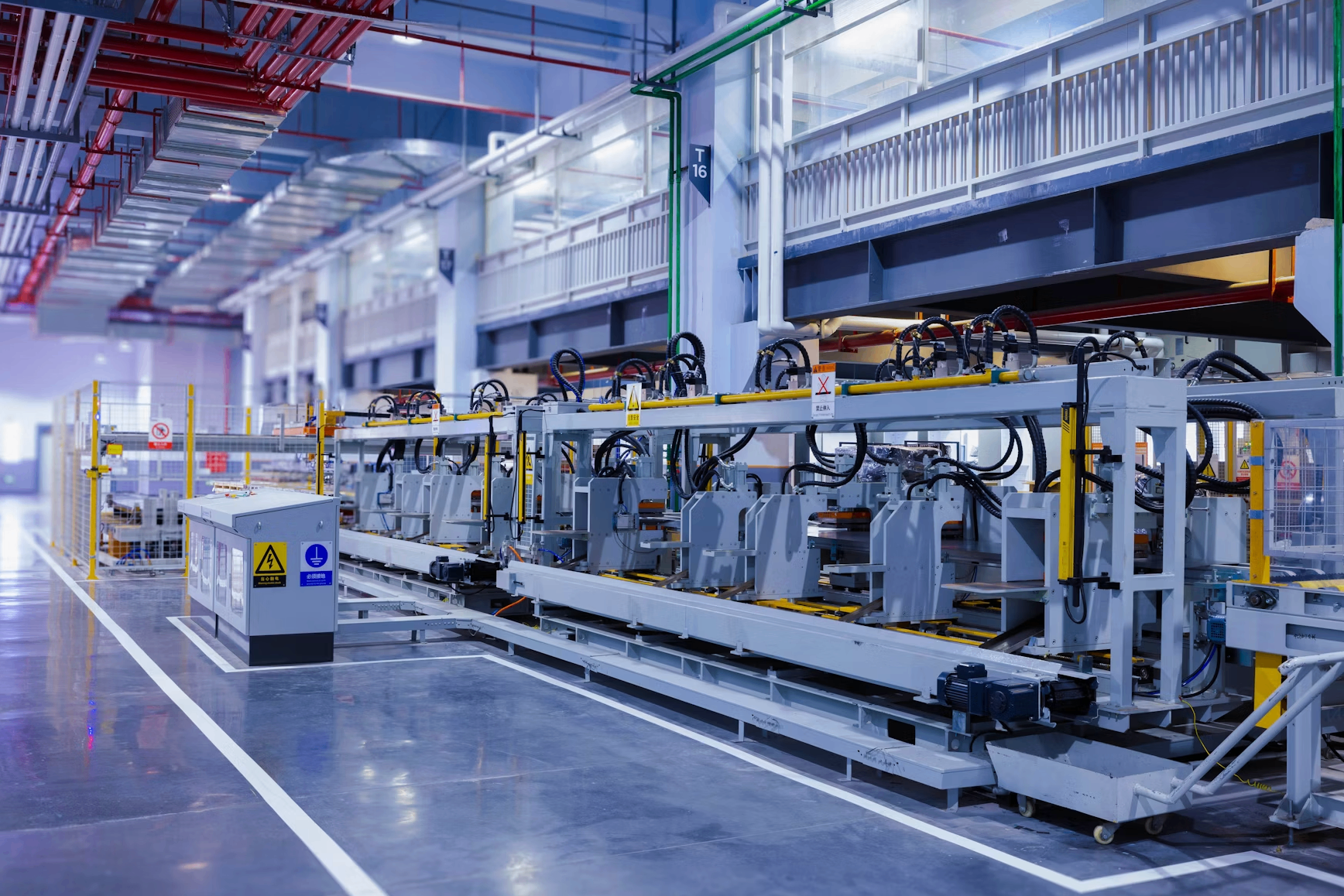 Automated manufacturing line at a Norwell-BMG partner facility